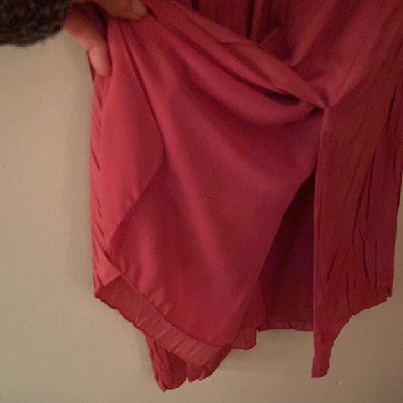 Dress by THEORY LIKE NEW- Only worn twice. Pink sleeveless summer dress - Picture 7 of 9